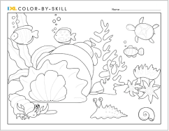 IXL Color by Skill Sea
